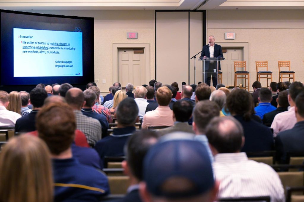 The topics of change, sustainability, collaboration, and adaptation resonated throughout the keynote speeches on Day 2 of the eChemExpo. Keynote speaker Al Onley, director of engineering at Nuclear Fuel Services, addressed a full house of attendees about embracing changes, navigating challenges, and seizing opportunities in manufacturing.